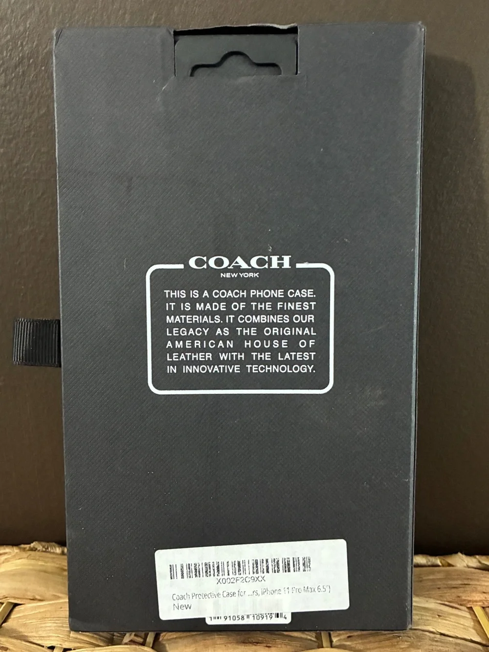Coach Signature C Gold Stars iPhone 11 Pro Max Case NIB